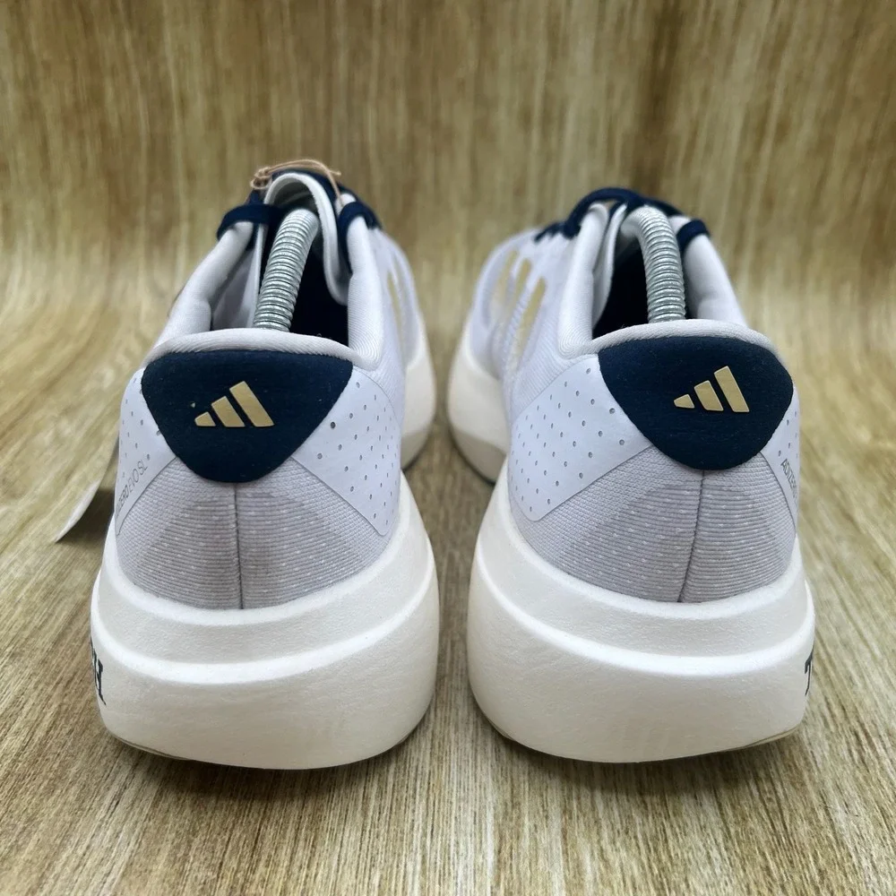 Adidas Adizero Evo SL Georgia Tech Mens 6.5 Womens 7.5 White Gold Running JQ4577